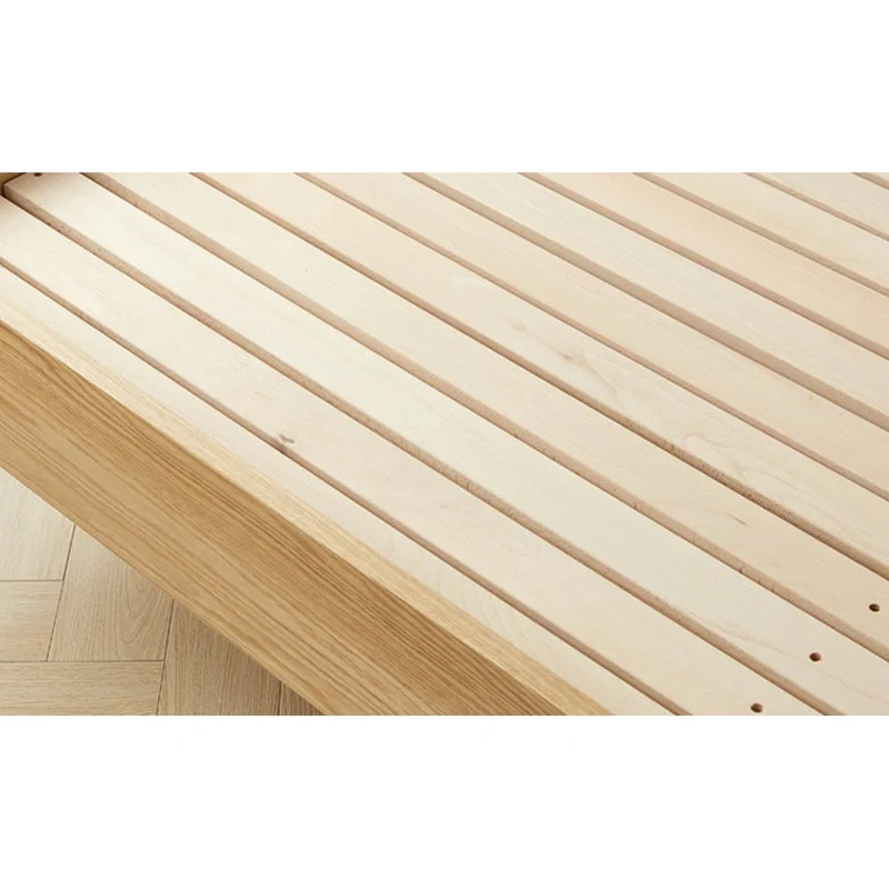 Atlas Loft King Size Solid Oak Wood Bed Frame