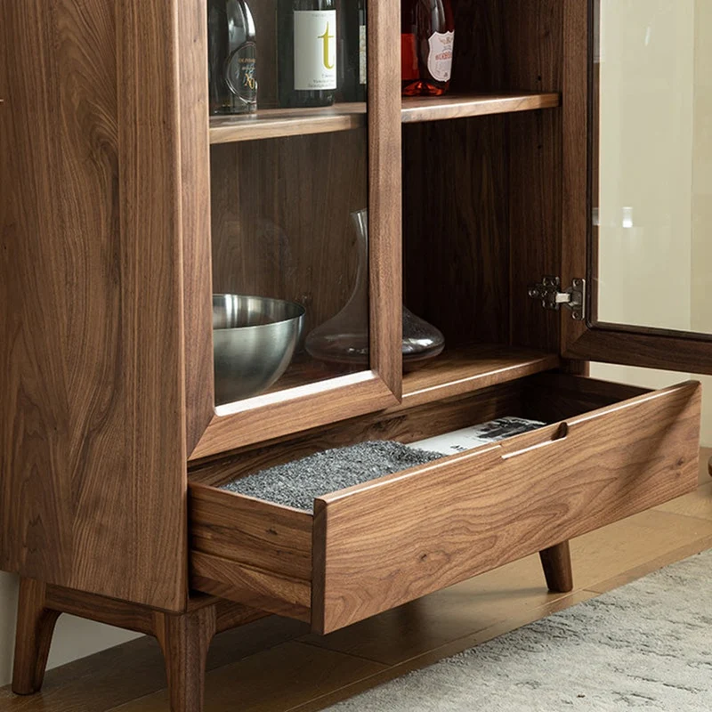 Timberline Classic Solid Walnut Wood Bookcase