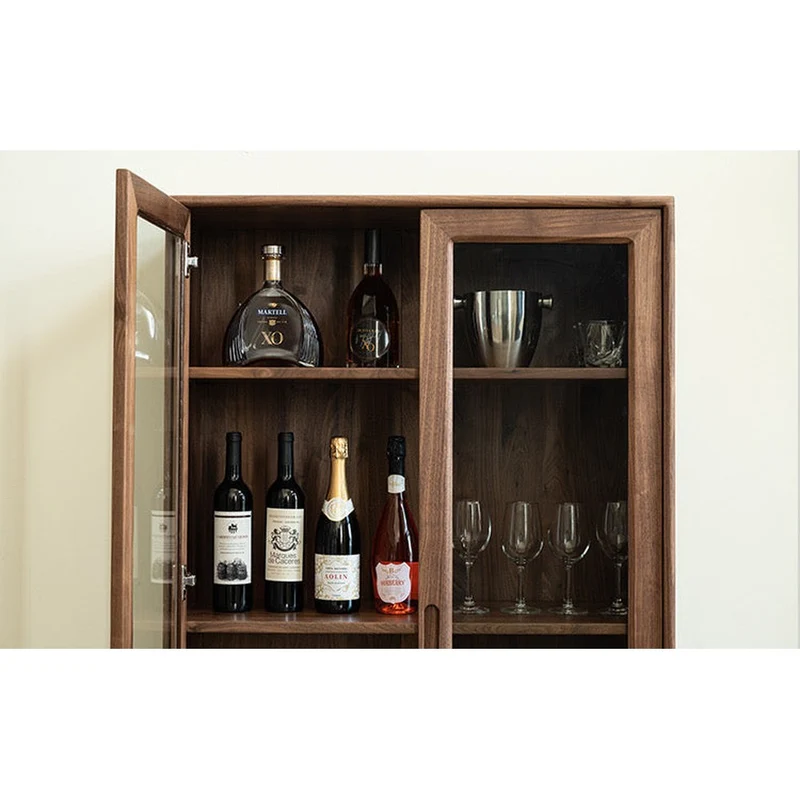 Timberline Classic Solid Walnut Wood Bookcase