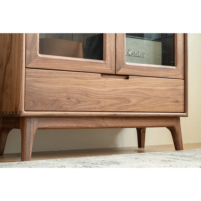 Timberline Classic Solid Walnut Wood Bookcase