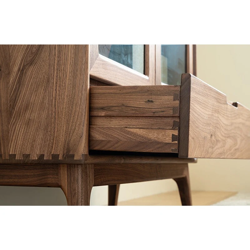 Timberline Classic Solid Walnut Wood Bookcase