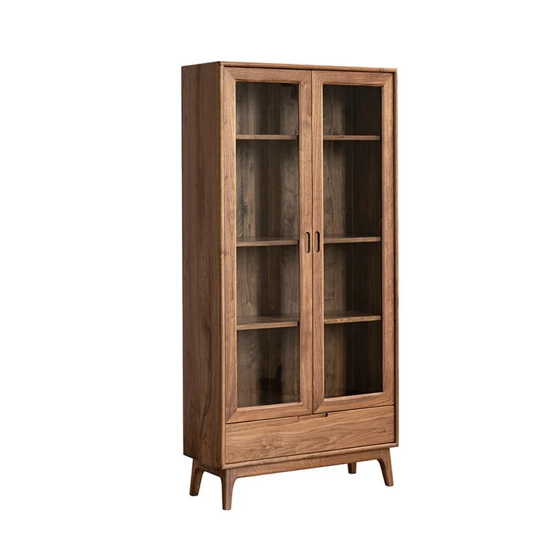 Timberline Classic Solid Walnut Wood Bookcase