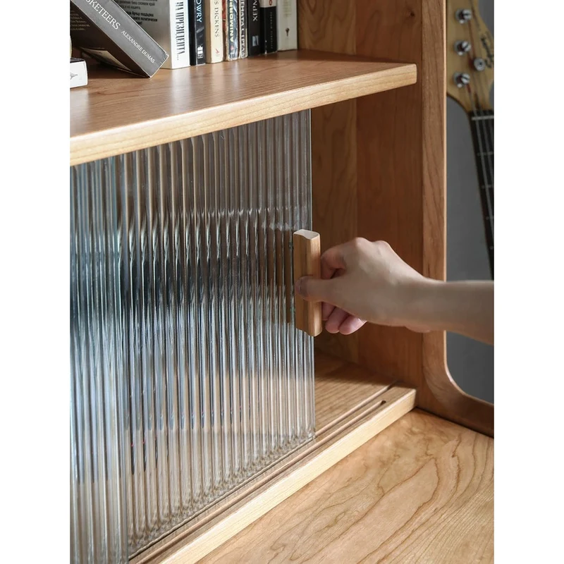 Paragon Open Style Oak Wood Bookcase with Desk Board