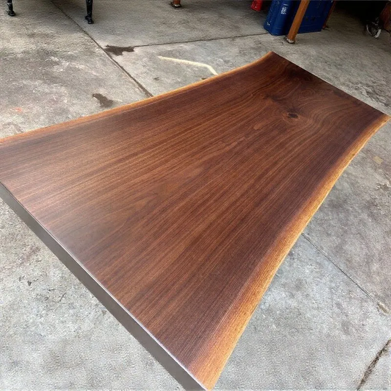 Reverie Live Edge Black Walnut Wood Dining Table
