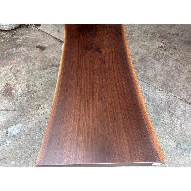 Reverie Live Edge Black Walnut Wood Dining Table