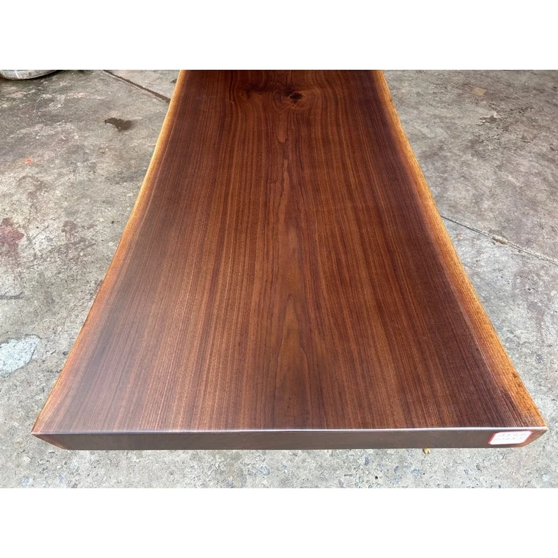 Reverie Live Edge Black Walnut Wood Dining Table