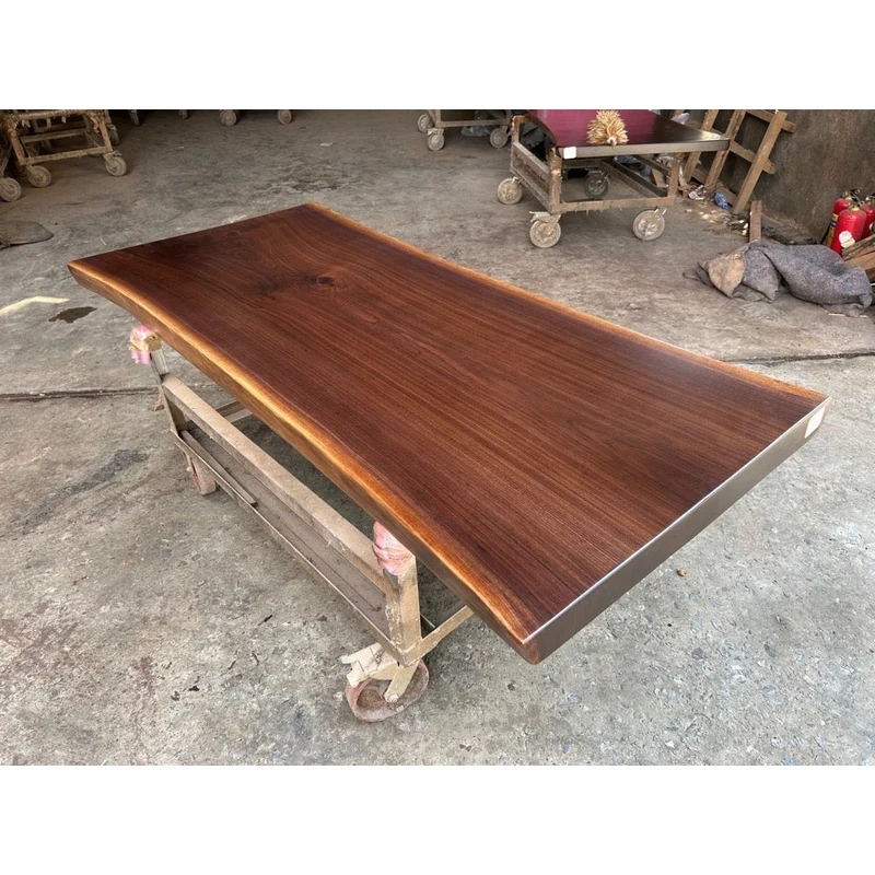 Reverie Live Edge Black Walnut Wood Dining Table
