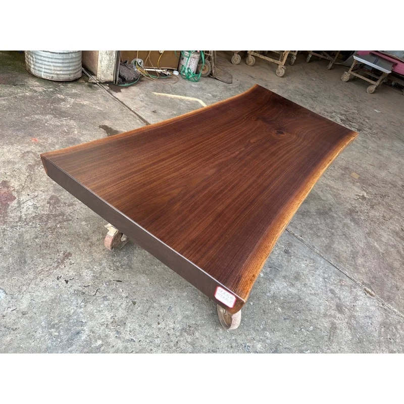 Reverie Live Edge Black Walnut Wood Dining Table