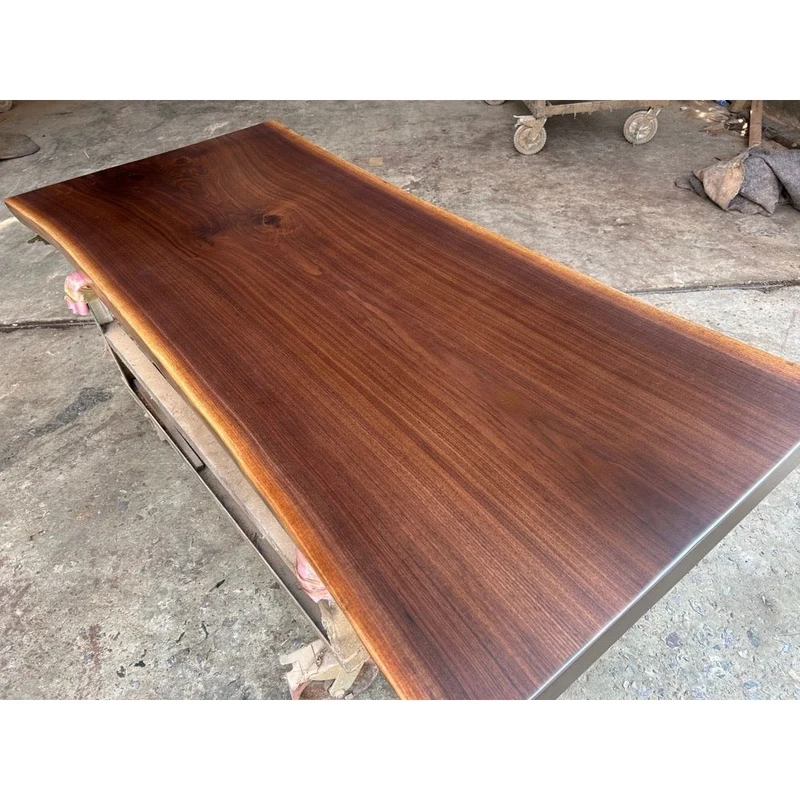 Reverie Live Edge Black Walnut Wood Dining Table