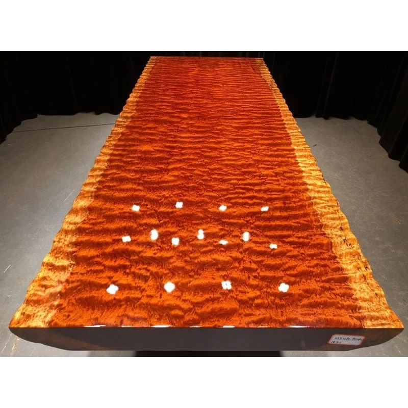 Top Level Bubinga Wood Table