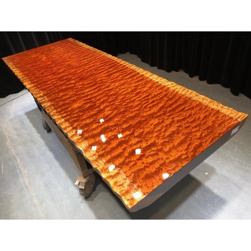 Top Level Bubinga Wood Table