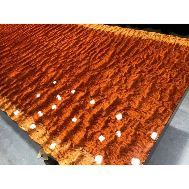 Top Level Bubinga Wood Table