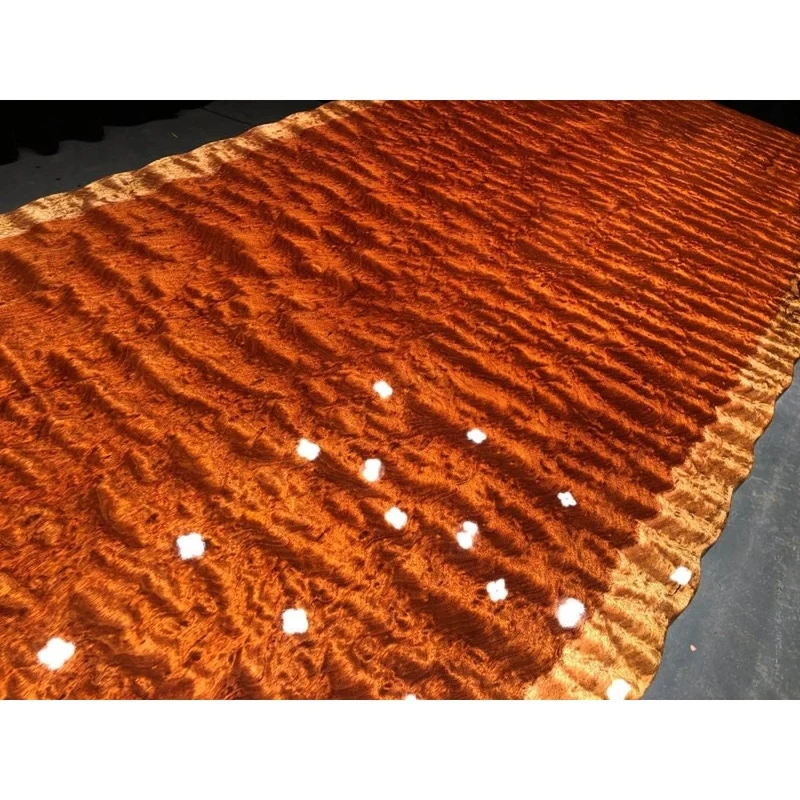 Top Level Bubinga Wood Table