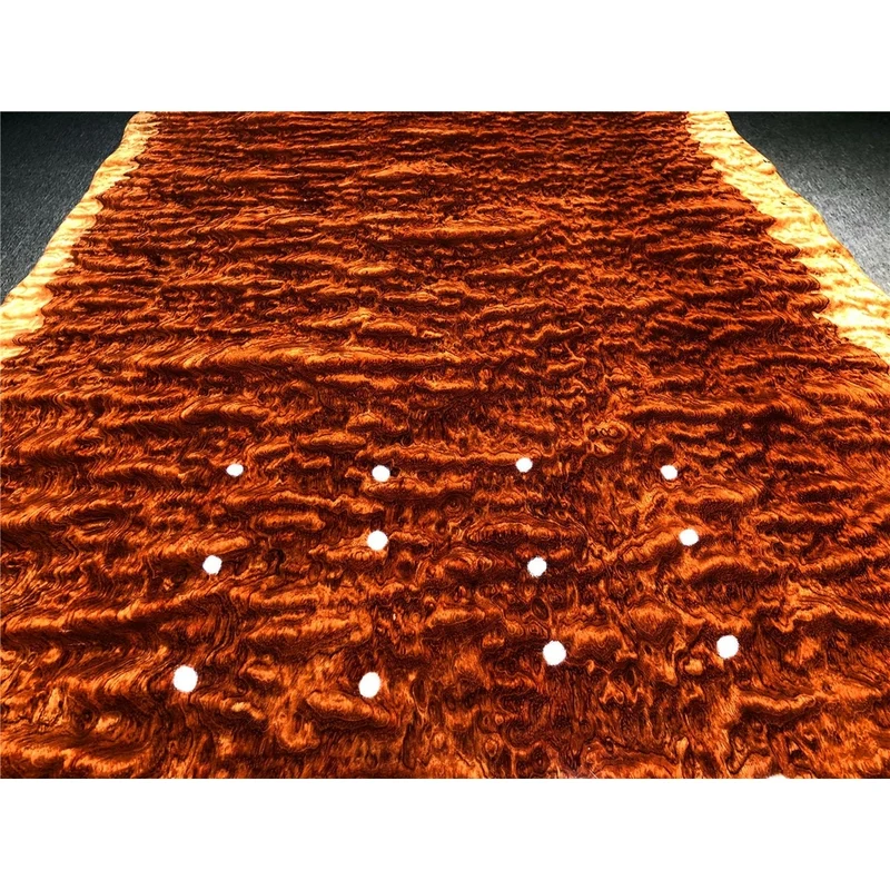 Fire Wave Grain Bubinga Wood Table