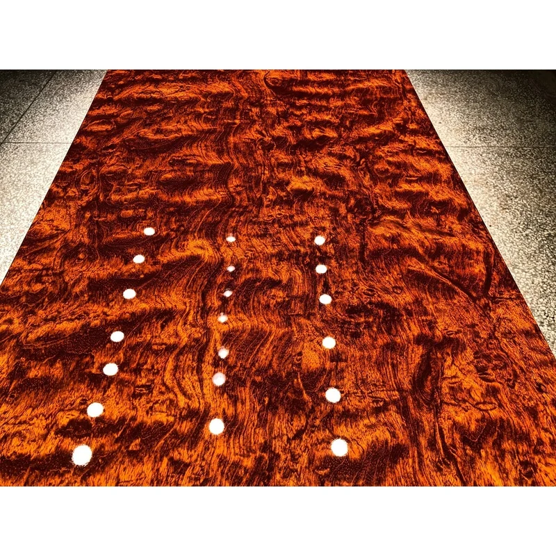 Crimson Fire Grain Bubinga Table