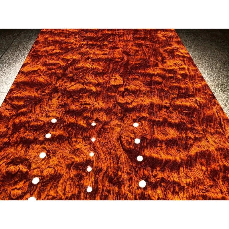 Crimson Fire Grain Bubinga Table