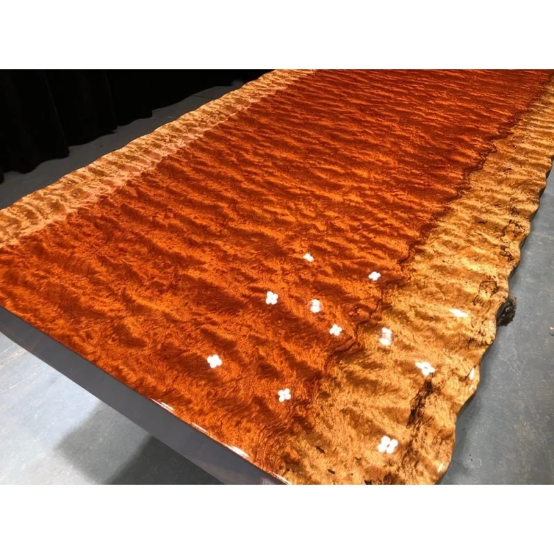 Exotic Handmade Live Edge Bubinga Tables