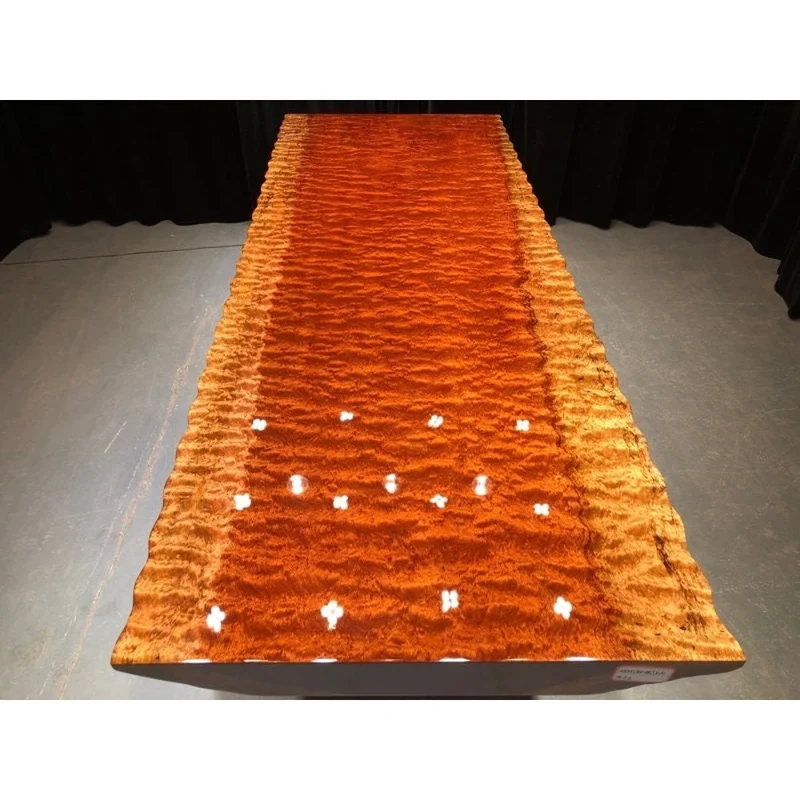Exotic Handmade Live Edge Bubinga Tables