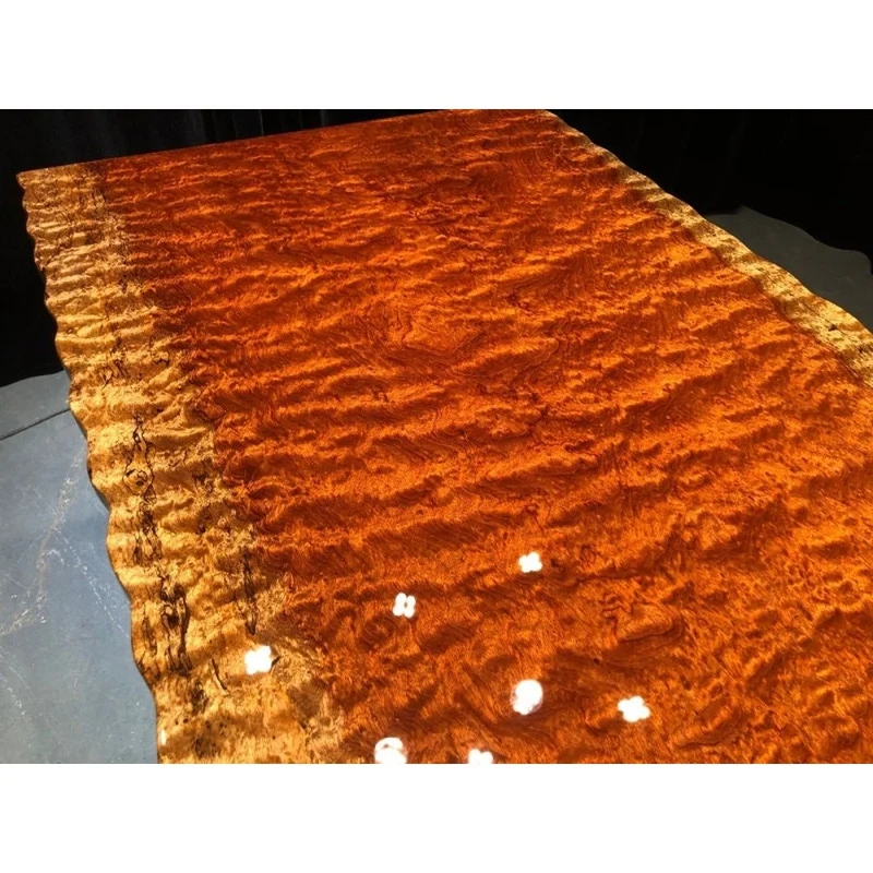 Exotic Handmade Live Edge Bubinga Tables