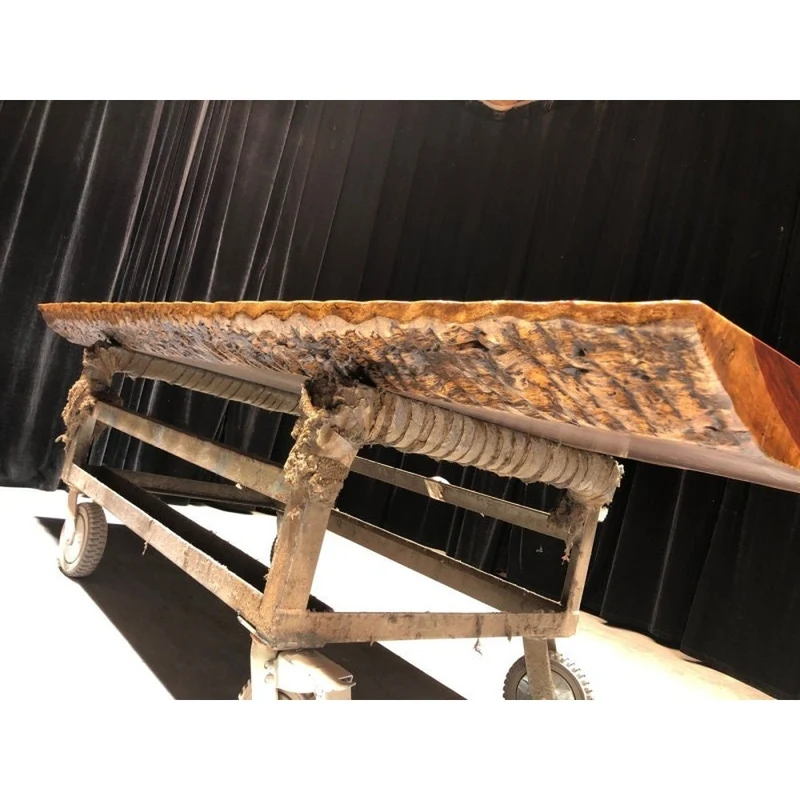 Exotic Handmade Live Edge Bubinga Tables