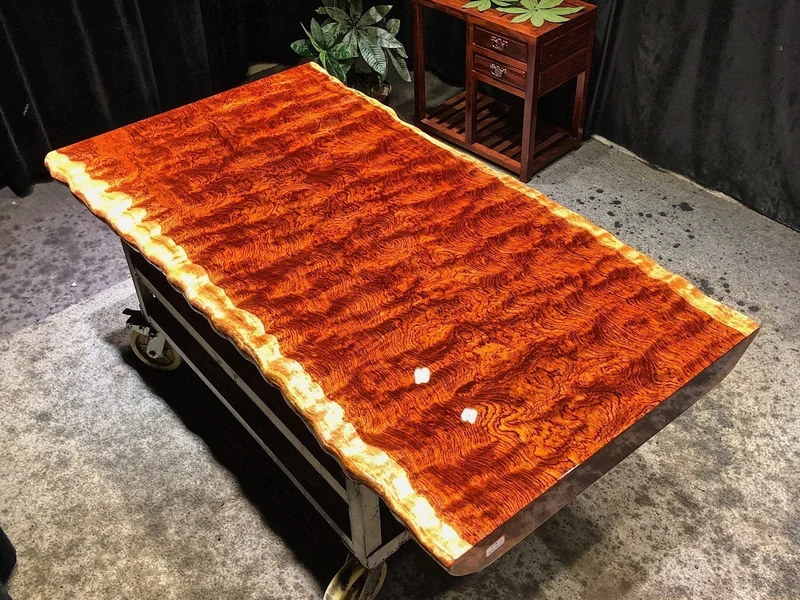 Solstice Africa Live Edge Bubinga Table
