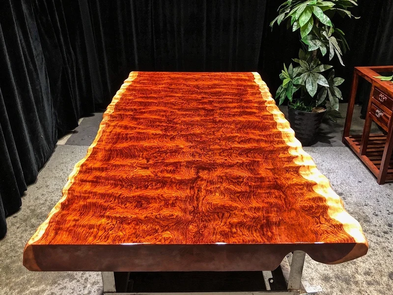 Solstice Africa Live Edge Bubinga Table