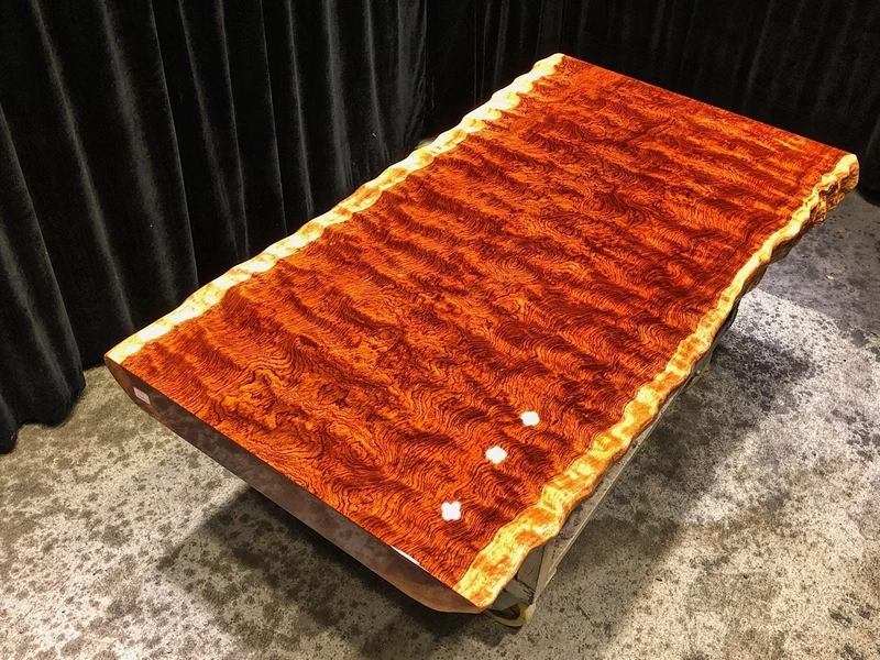 Solstice Africa Live Edge Bubinga Table