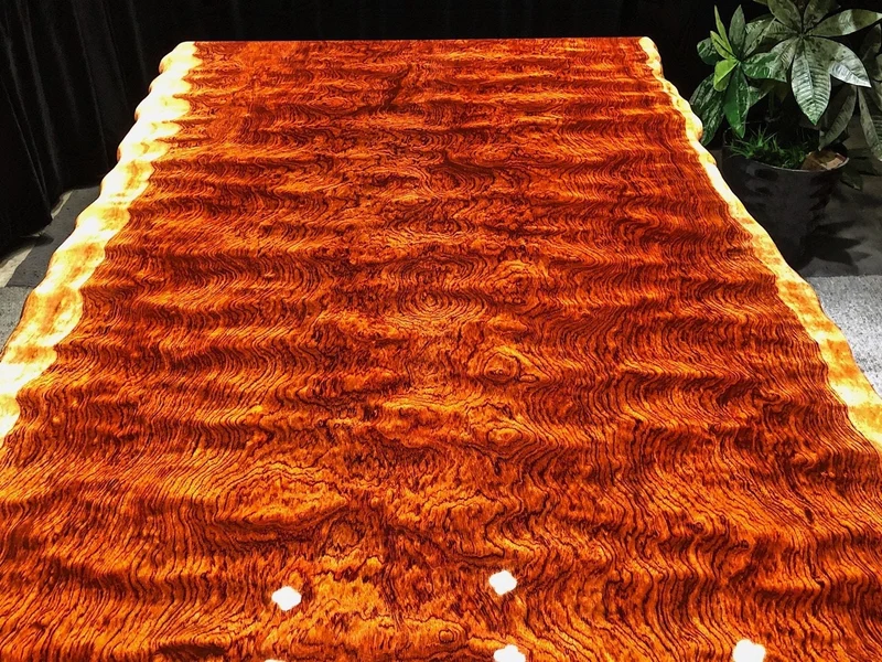 Solstice Africa Live Edge Bubinga Table
