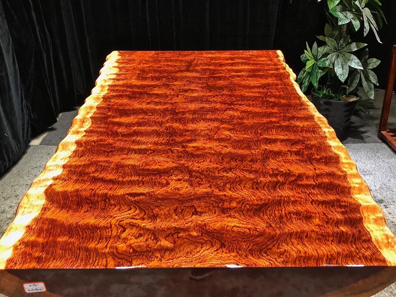 Solstice Africa Live Edge Bubinga Table