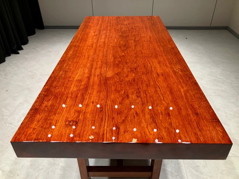 Live Edge Bubinga Wood Slab - Straight Cut