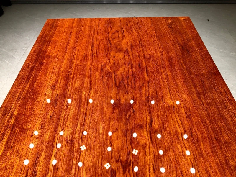 Live Edge Bubinga Wood Slab - Straight Cut