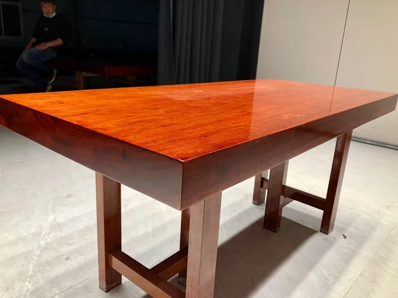 Live Edge Bubinga Wood Slab - Straight Cut