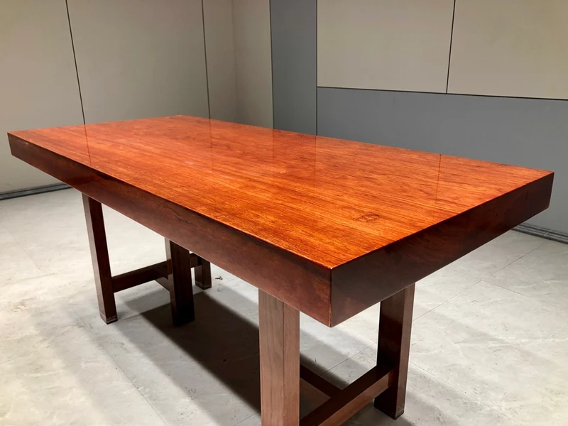 Live Edge Bubinga Wood Slab - Straight Cut