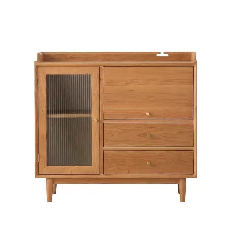 Solid Walnut Wood Kitchen Cabinet (Three Sizes)
