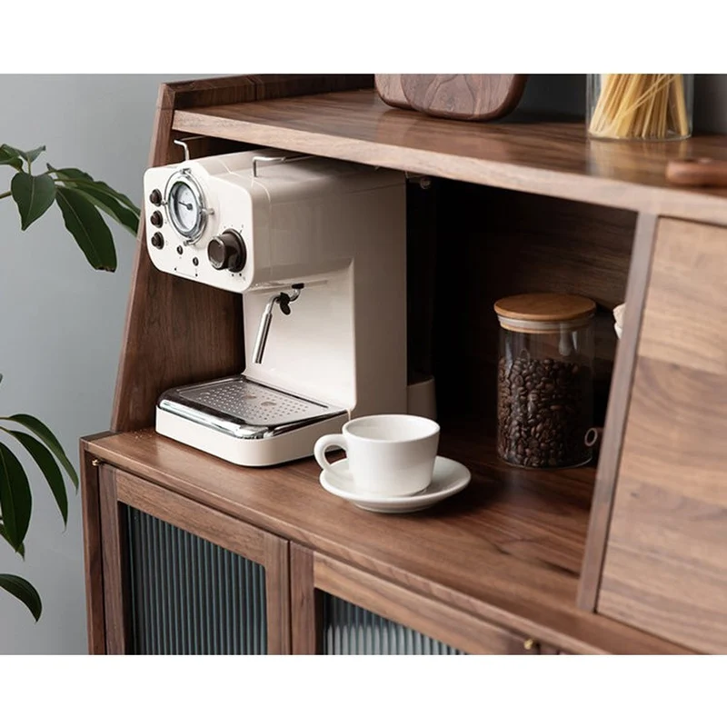 Platform Space Design Walnut Wood Cupboard