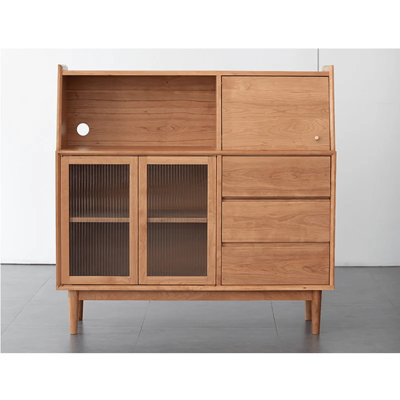 Platform Space Design Walnut Wood Cupboard