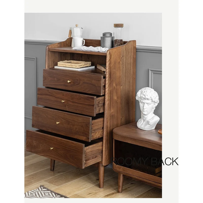Top Open Space Design Solid Wood Bar Cabinet