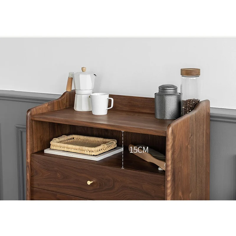 Top Open Space Design Solid Wood Bar Cabinet