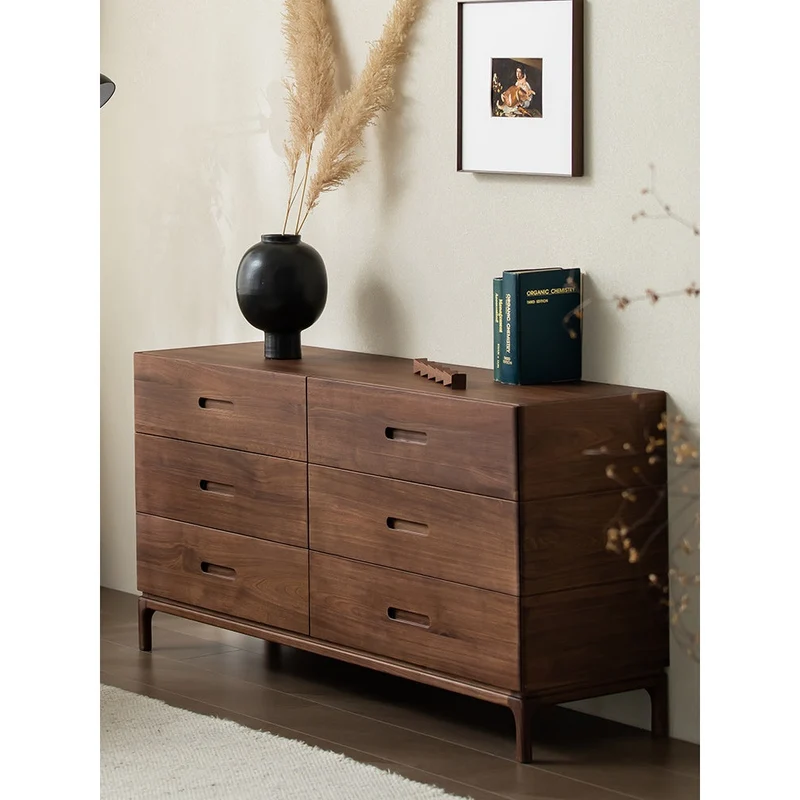 Pinnacle Full Balance Black Walnut Wood Dresser
