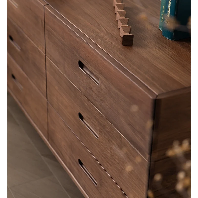 Pinnacle Full Balance Black Walnut Wood Dresser