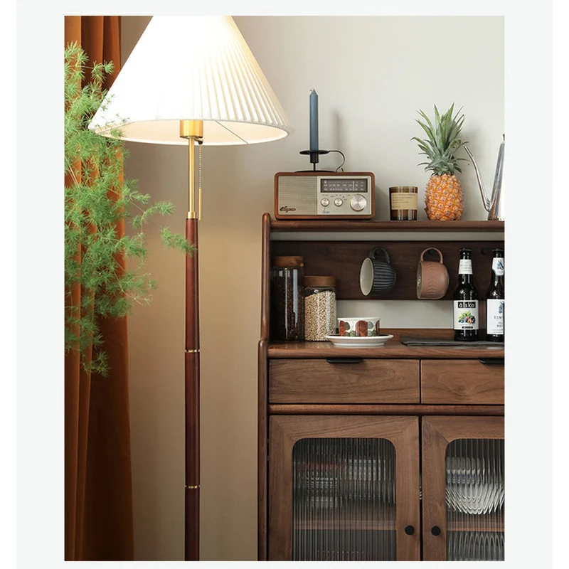 Small Black Walnut Wood Kitchen Cabinets
