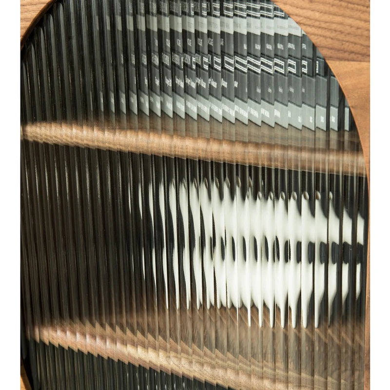 Small Black Walnut Wood Storage Cabinets