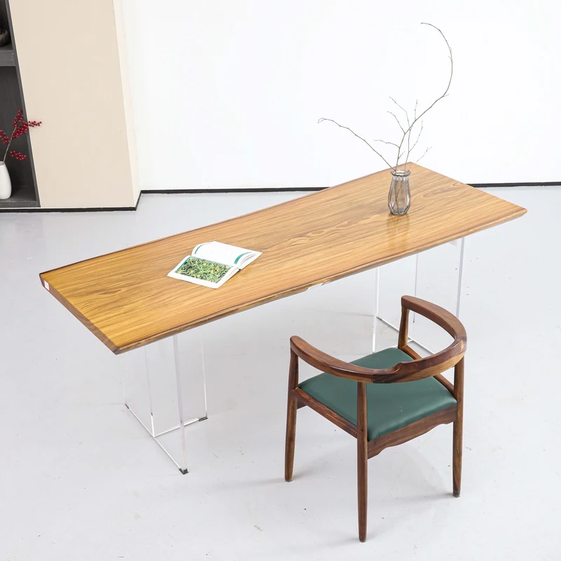 Whisper Live Edge Teak Wood Dining Table