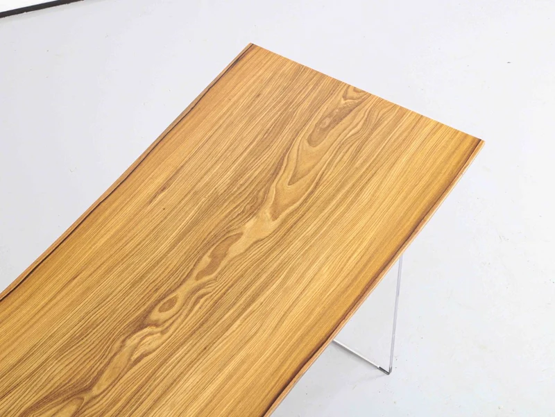 Whisper Live Edge Teak Wood Dining Table