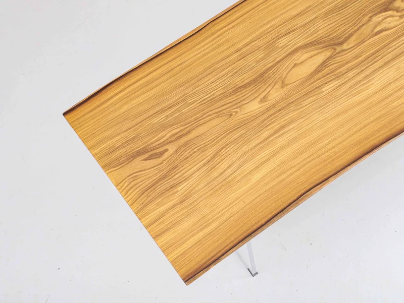 Whisper Live Edge Teak Wood Dining Table