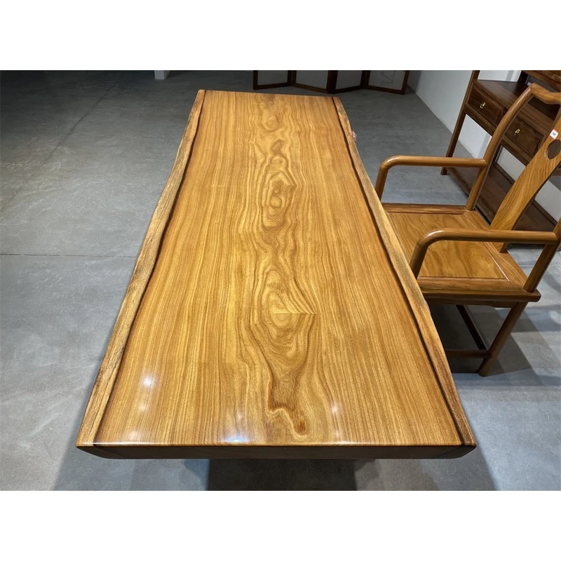 Finesse Teak Wood Slab Table