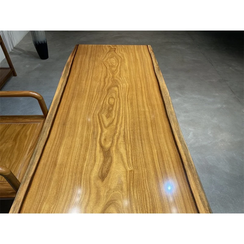 Finesse Teak Wood Slab Table