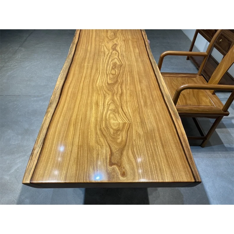 Finesse Teak Wood Slab Table
