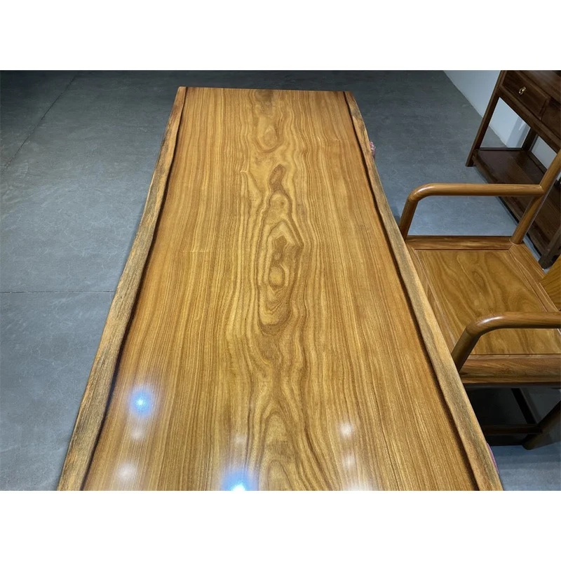 Finesse Teak Wood Slab Table
