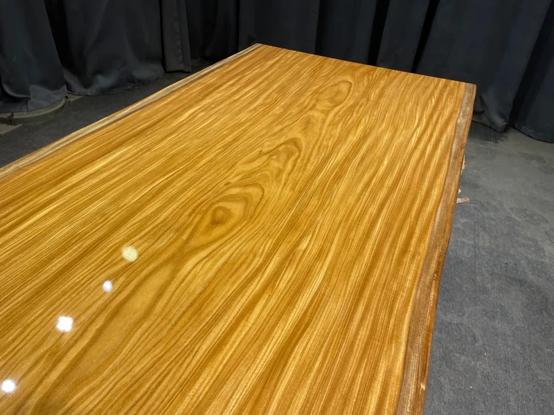 Teak Wood Slab Table